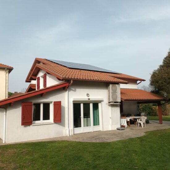 Anglet panneaux solaires