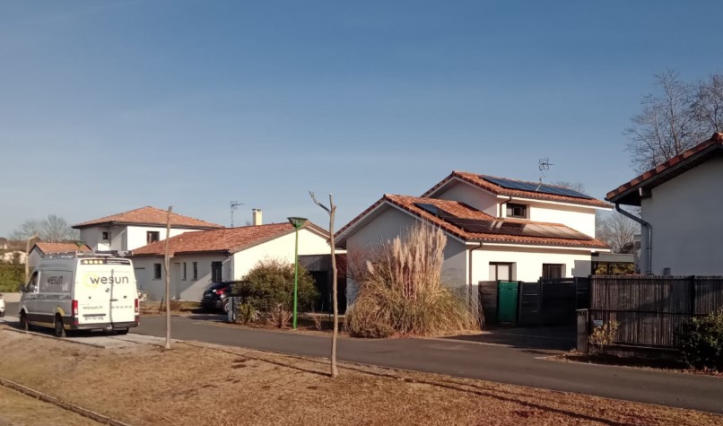 panneaux solaires Saubion
